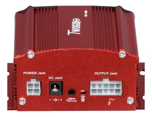 Alarma Motocicleta Amplificador Parlantes Control De Mando