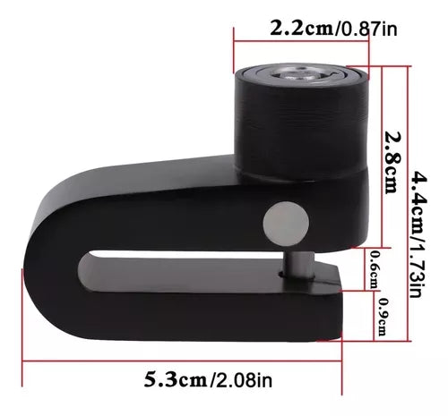 Candado Alarma Freno De Disco Para Motocicleta Bicicleta