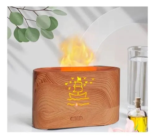 Humidificador Difusor De Aromas Llama Ultrasónica Ft1915