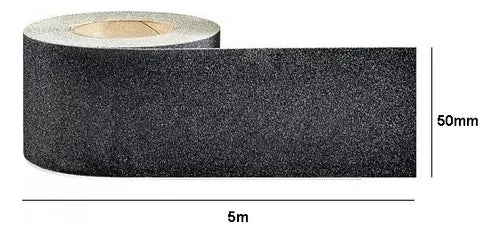 Cinta Antideslizante Autoadhesiva 5m X 5mm Pisos Escaleras