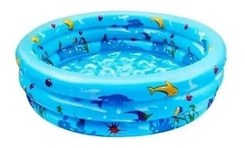 Piscina Inflable Para Niños 90 Cm Verano 3 Anillos