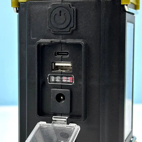Linterna De Mano Lámpara Recargable Solar
