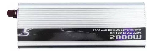 Inversor De Voltaje Conversor De Corriente Usb 12v 2000w
