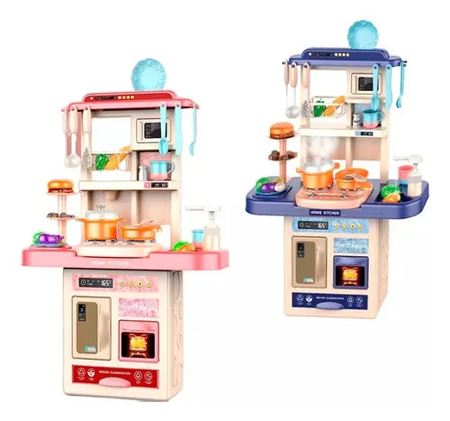 Cocina Juguete Con Luz Sonido Agua Vapor Accesorios 75cm