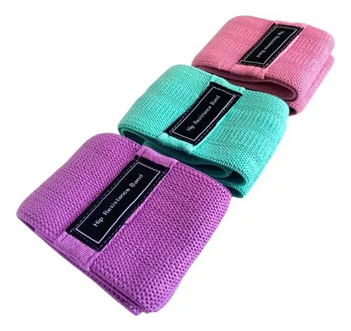 Bandas Elásticas Ligas De Resistencia Ejercicio Gym Color Verde Claro/lila/rosa