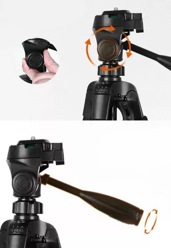 Trípode Profesional T3520 Para Cámaras Y Smartphone