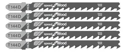 Hojas De Sierra Para Caladora T144d Set 5 Pcs