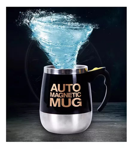 Taza Auto Agitable Acero Inoxidable Magnética