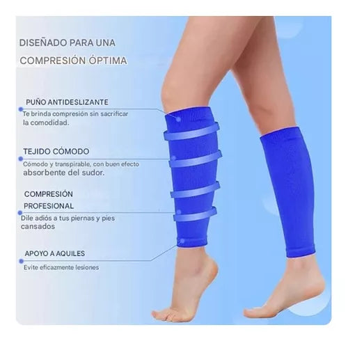 Calcetines De Compresión Deportivos Para Mujer 1 Par