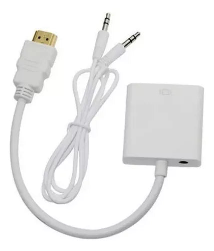 Adaptador Conversor Hdmi A Vga Audio