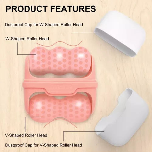 Masajeador Facial Rodillo Frio Para Rostro Y Cuello