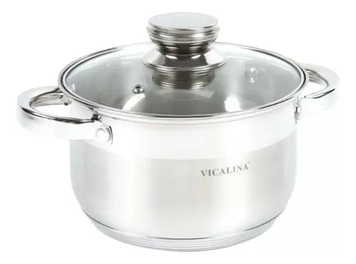 Cacerola Olla Acero Inoxidable 24 Cm 6.3lts