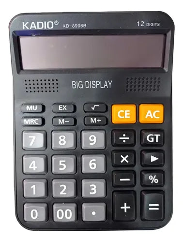 Calculadora Kadio Kd8906b 12 Dígitos