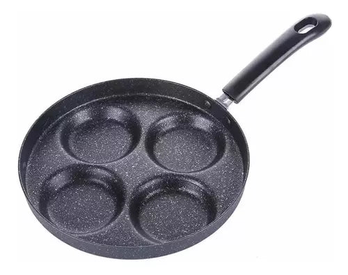 Sartén Antiadherente Para Freír Huevos Pancakes 4 Agujeros