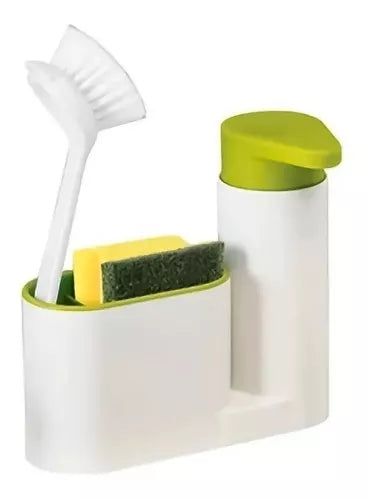Dispensador De Jabón Lava lozas Lavaplatos Y Porta Esponja