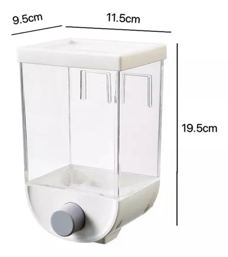Dispensador De Cereales Granos Y Frutos Secos Para Pared