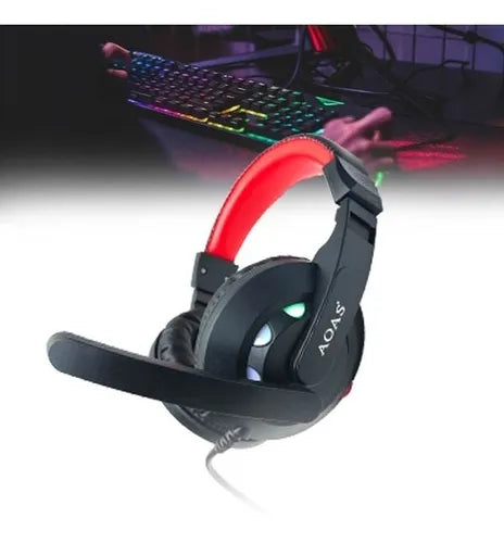 Set Gamer Con Mouse Pad / Audífonos / Teclado Y Mouse Gamer