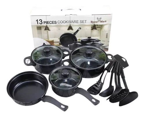 Set De Batería 13 Pcs Antiadherente Royal Mark