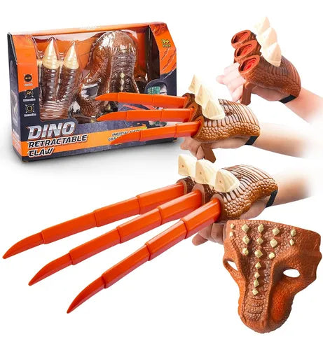 Mascara + Garra Retráctil Dinosaurio Juego Infantil