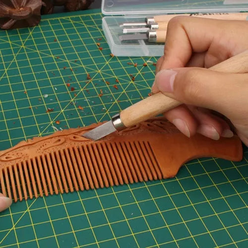 Juego De Cinceles Para Tallar Madera Cuchillos