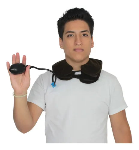 Cojín Inflable Collar Tracción Cervical Alivia El Dolor