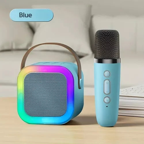 Mini Parlante Altavoz + Micrófono Portátil Karaoke Bluetooth