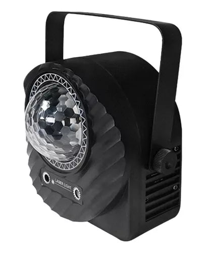 Bola Mágica Cristal Puntos Láser Led 2 En 1 + Control Remoto