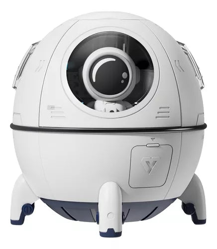 Humidificador Cápsula Espacial 220ml Usb Purificador Difusor Color Blanco