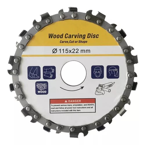 Disco Corte Cadena Para Madera Esmeril