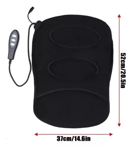 Cojín Asiento Masajeador P/ Auto Oficina Hogar Lumbar Cuello