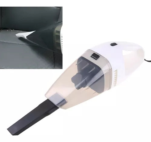 Aspiradora Multifuncional Para Autos Portátil Str Vc-011 Color Blanco