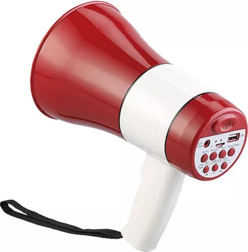 Megáfono 35w Recargable Usb Grabación De 240 Seg Gx-528u
