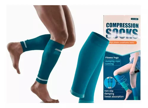Calcetines De Compresión Deportivos Para Mujer 1 Par