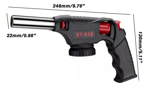 Soplete Multipropósito A Gas Butano St-818 Pistola Soplete