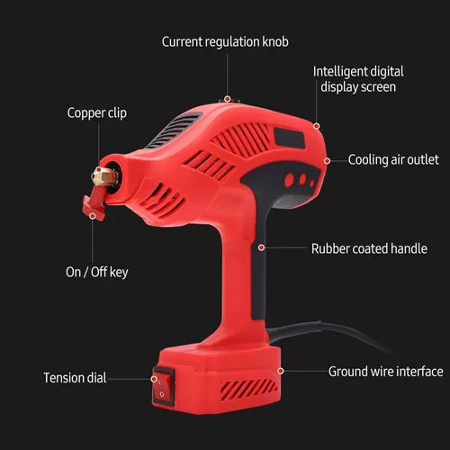 Maquina De Soldadura Portátil Eléctrica Con Accesorios