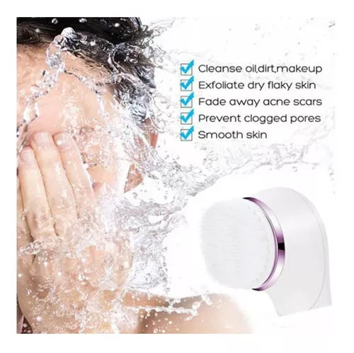 Cepillo Limpiador Facial Exfoliant Masajeador Recargable Usb