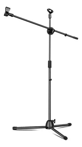 Soporte Para Micrófono Atril Profesional Stand P/ Micrófono Color Negro