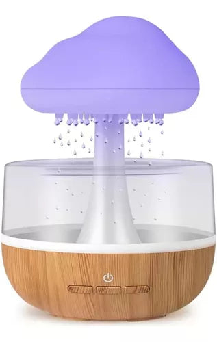Humidificador Difusor Lluvia Cayendo De La Nube Aromaterapia