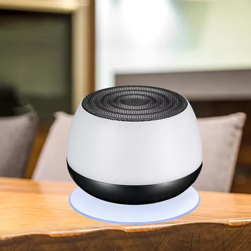Mini Reproductor Altavoz Portátil Con Luz Ventosa Radio Fm