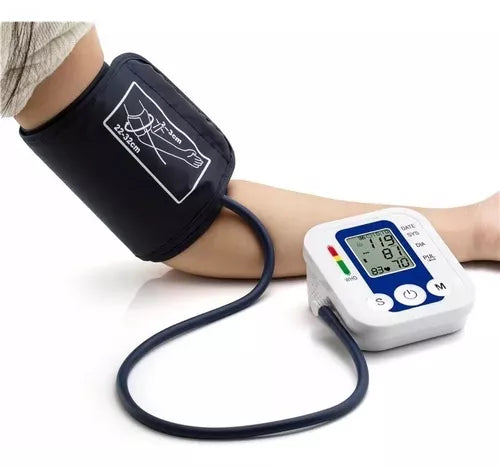 Tensiometro Medidor Digital Brazo Toma Presion Arterial L Color Blanco