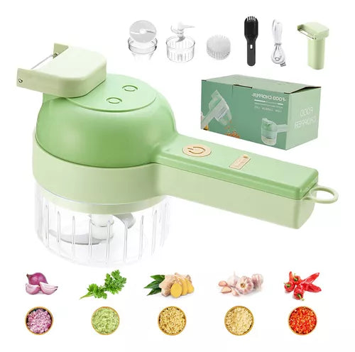 Juego Cortador De Verduras De Mano Eléctrico