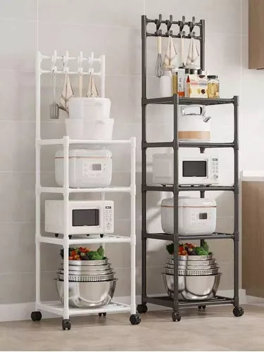 Estante Rack 4 Niveles Multifuncional Cocina Baño