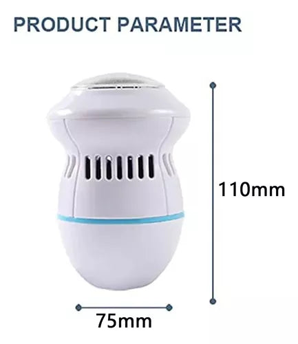 Removedor De Callos Exfoliador Limpieza Pies Suaves Usb Color Blanco