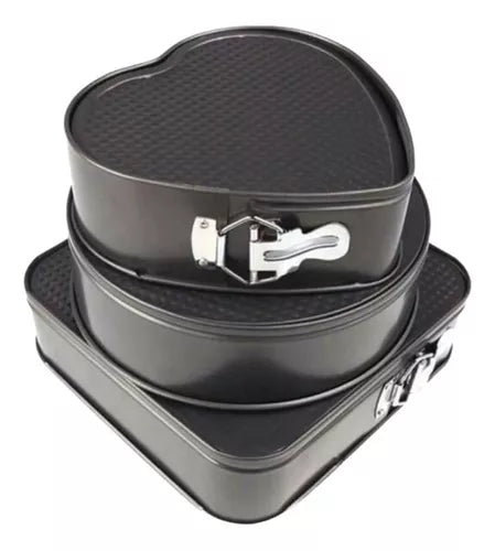 Moldes De Aluminio Antiadherentes En 3 Figuras