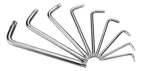 Juego De Llaves Allen Torx Estriada