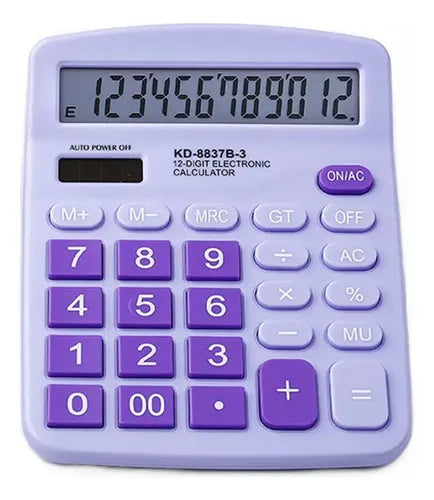 Calculadora De 12 Dígitos De Escritorio Kd-8837b-3