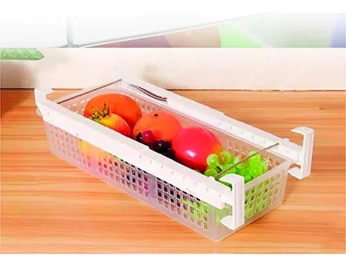 Organizador De Refrigerador Con Riel Deslizamiento Cajón