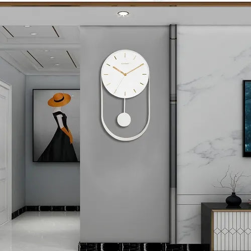 Reloj De Pared De Péndulo Moderno Mural De Péndulo