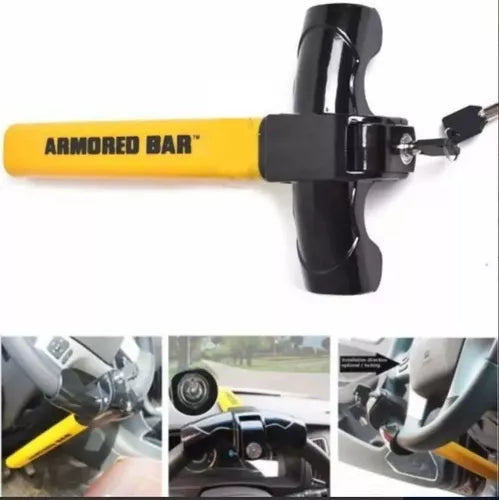 Cerradura Para Volante Traba Volante Bloqueo Auto Seguridad