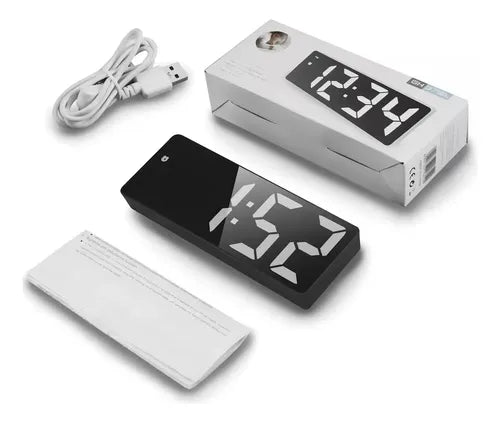 Reloj Despertador Digital Led De Mesa Escritorio